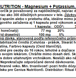 Genius Magnesium Potassium, 90kps