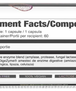 Genius - EnzyFuse DigeZyme® (tráviace enzýmy), 60kps - Image 3